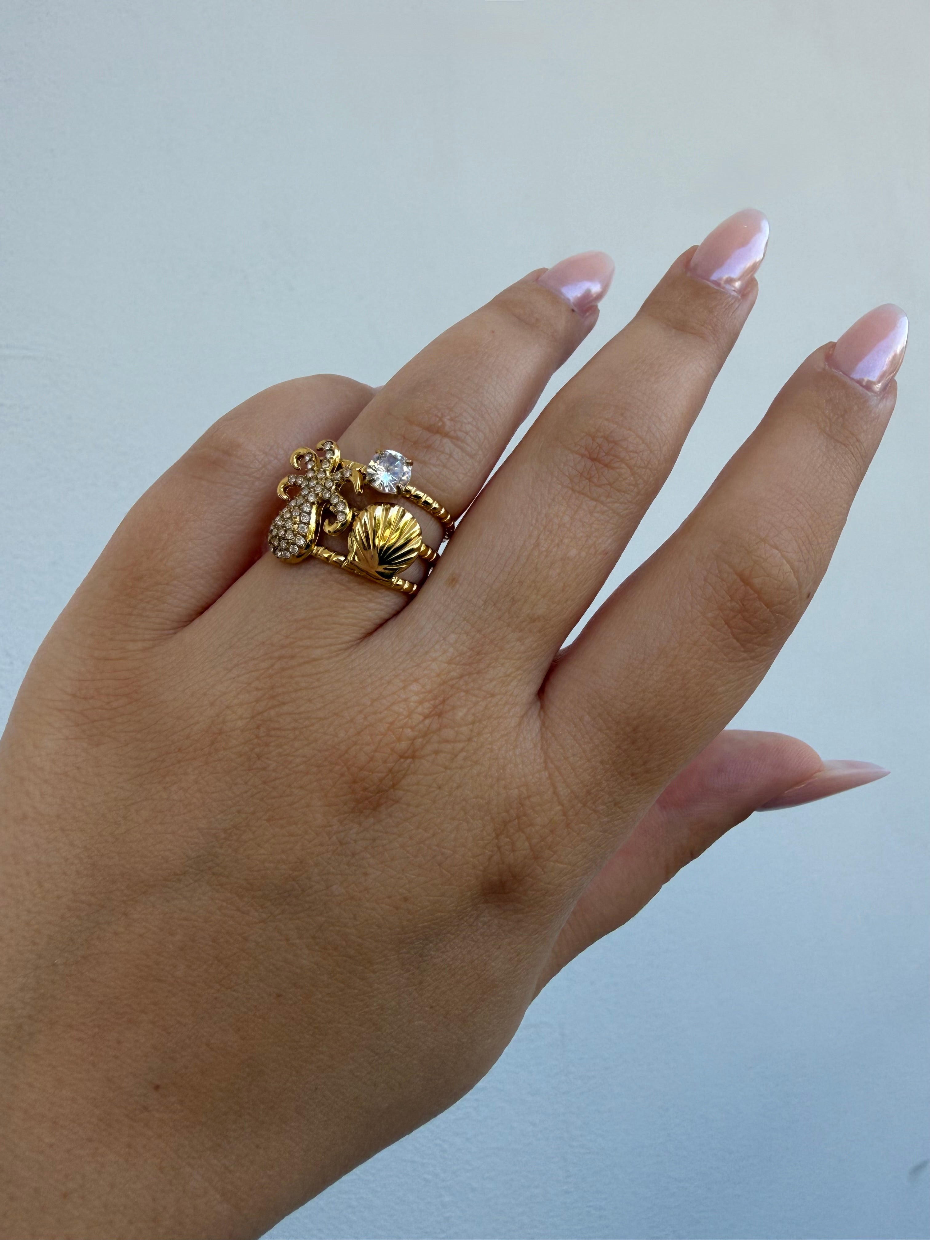 Ocean Sparkle Ring