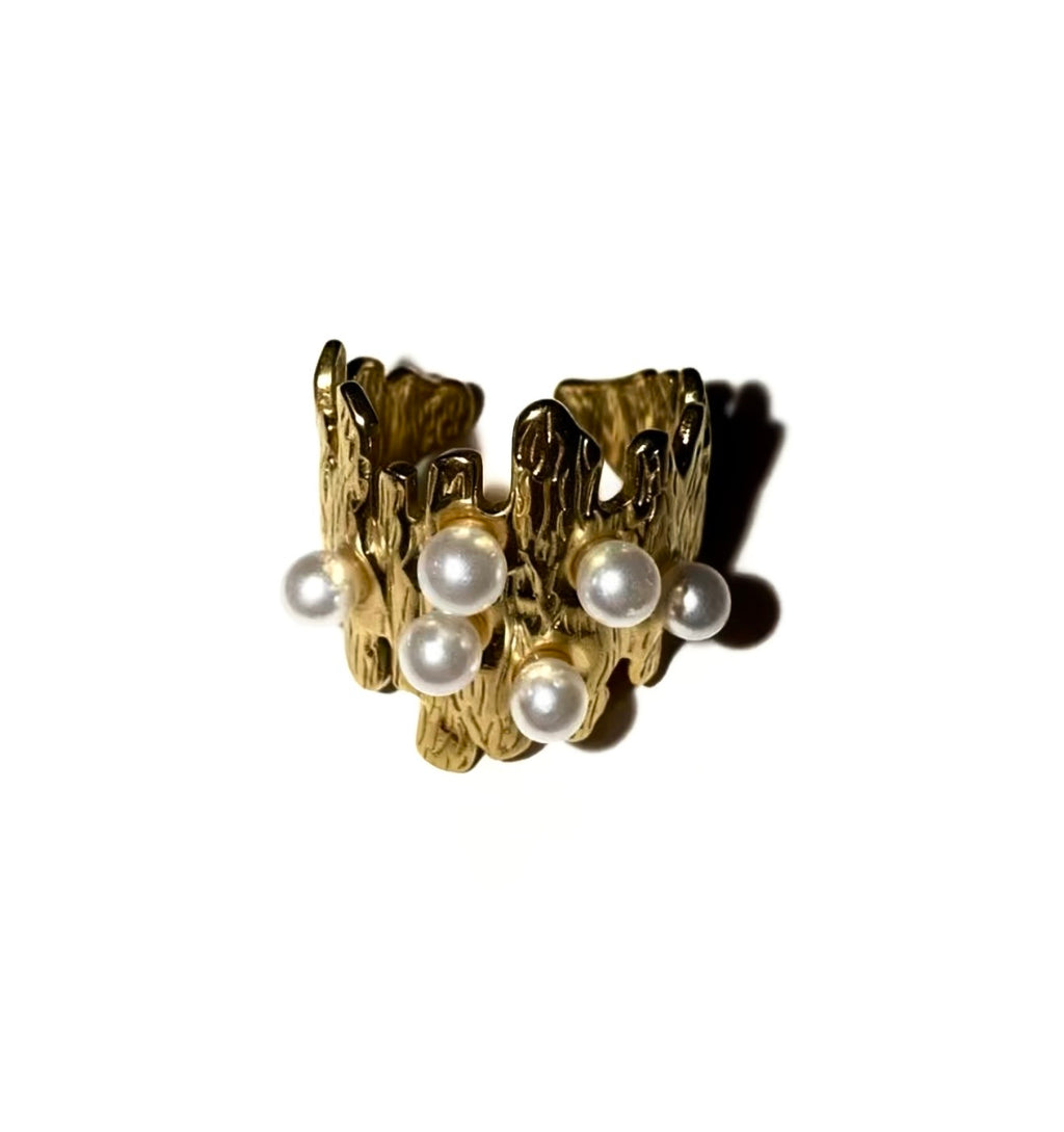 Pearl Gold Ring