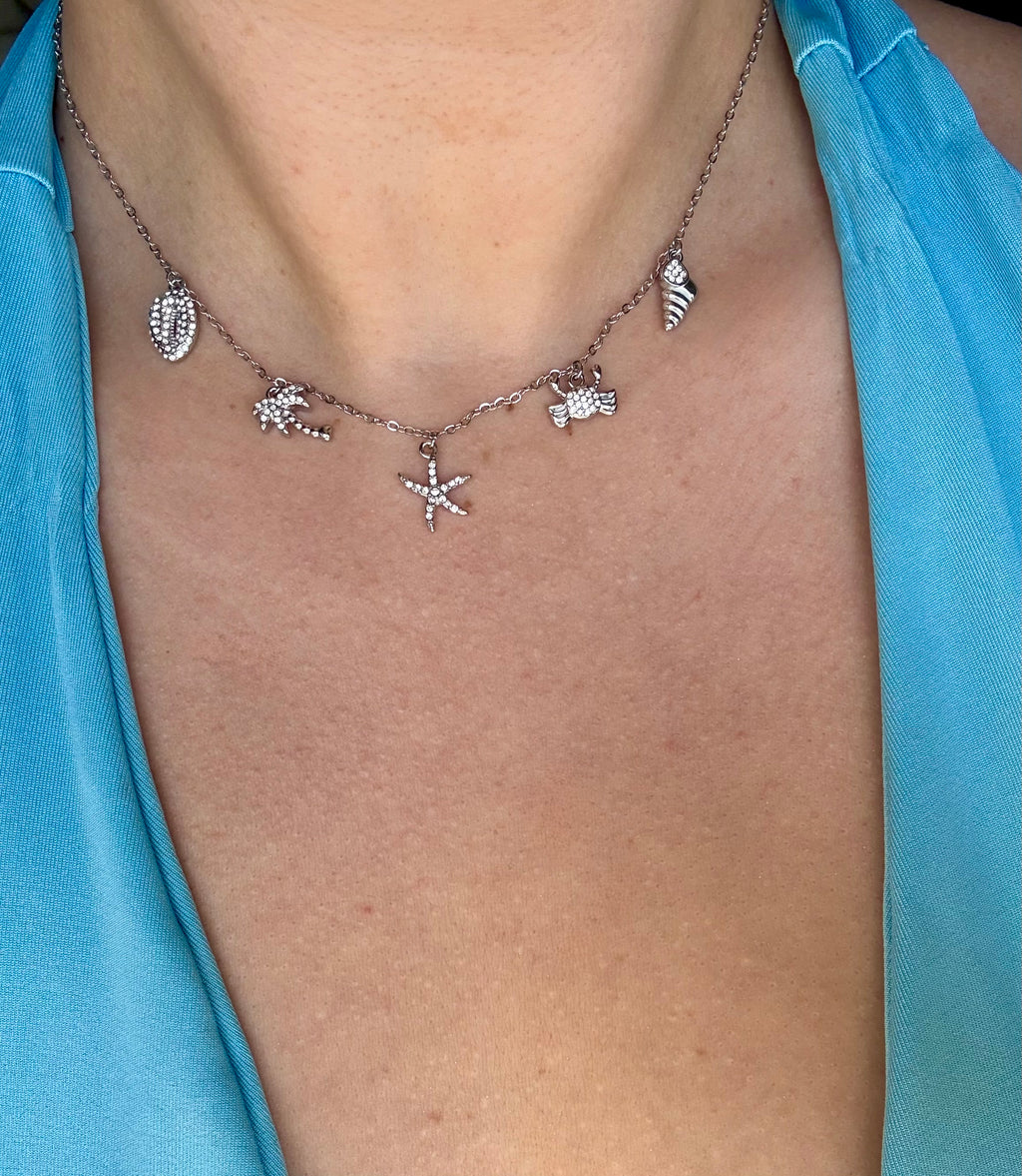 Silver Aurora Necklace