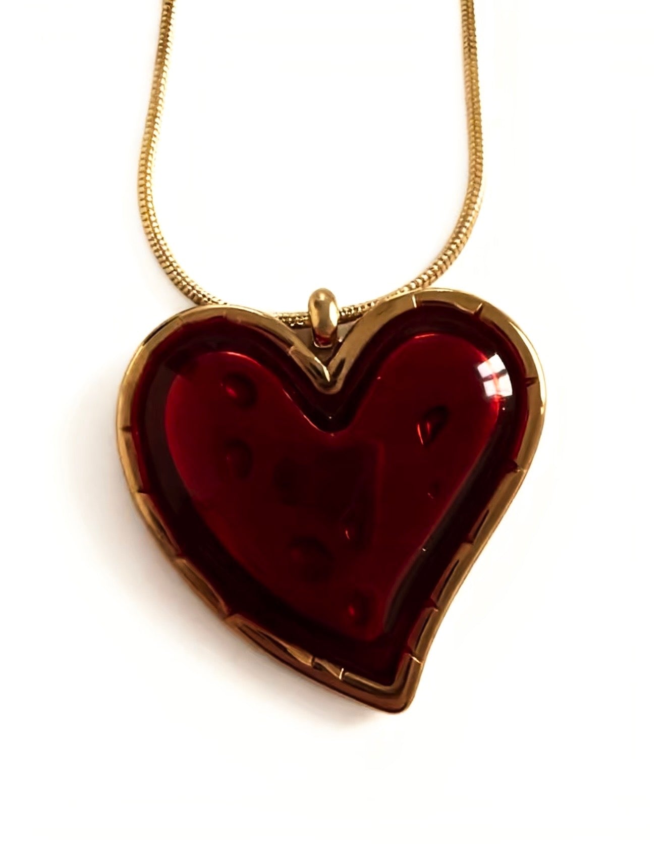 Heart Red Necklace