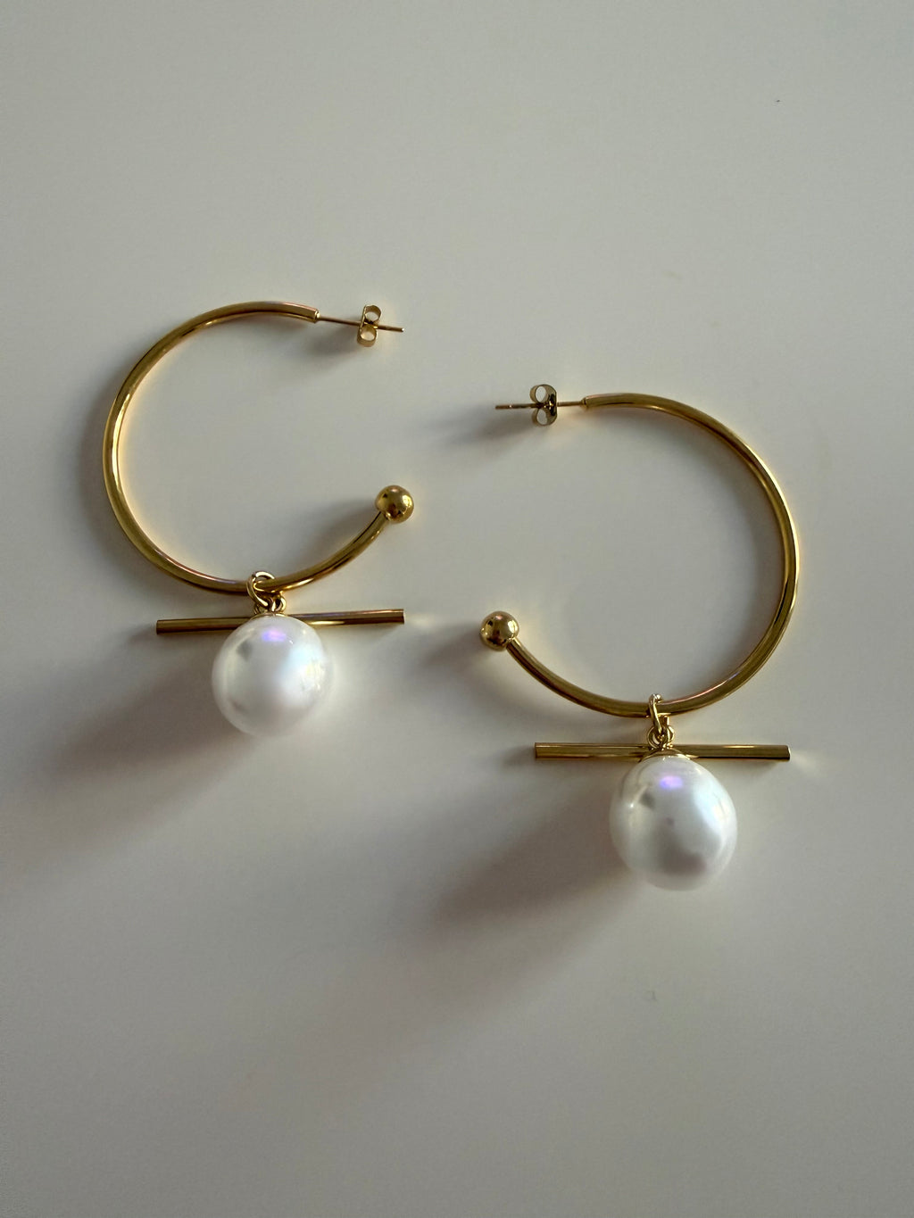 Pearl Hoops