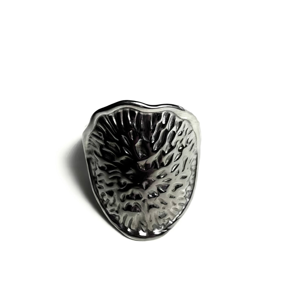 Hammer silver Ring
