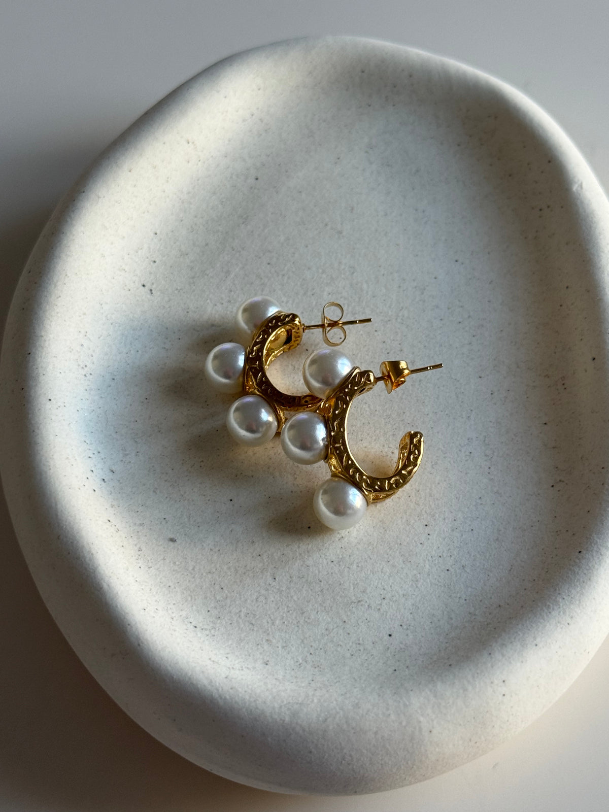 Pearl Hoops