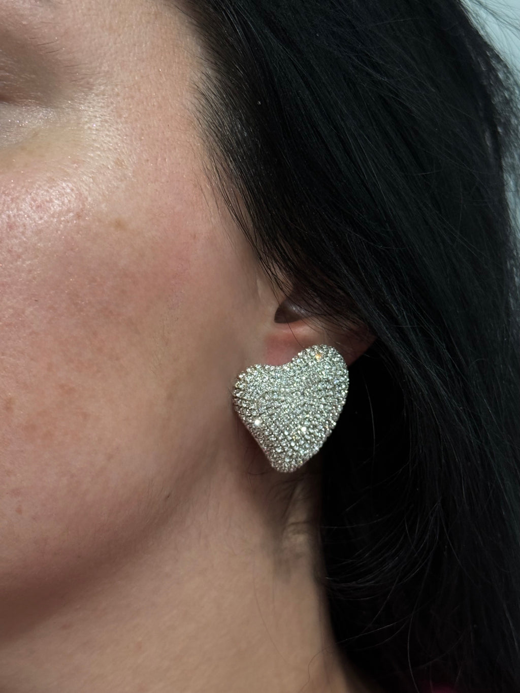 Shiny Heart Earrings