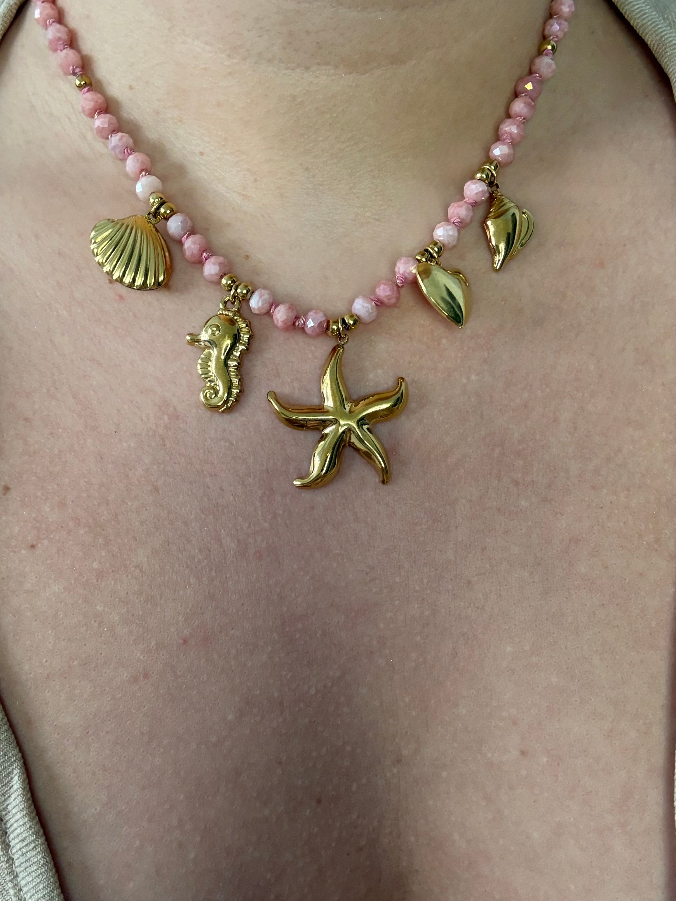 Pink Sirena Necklace
