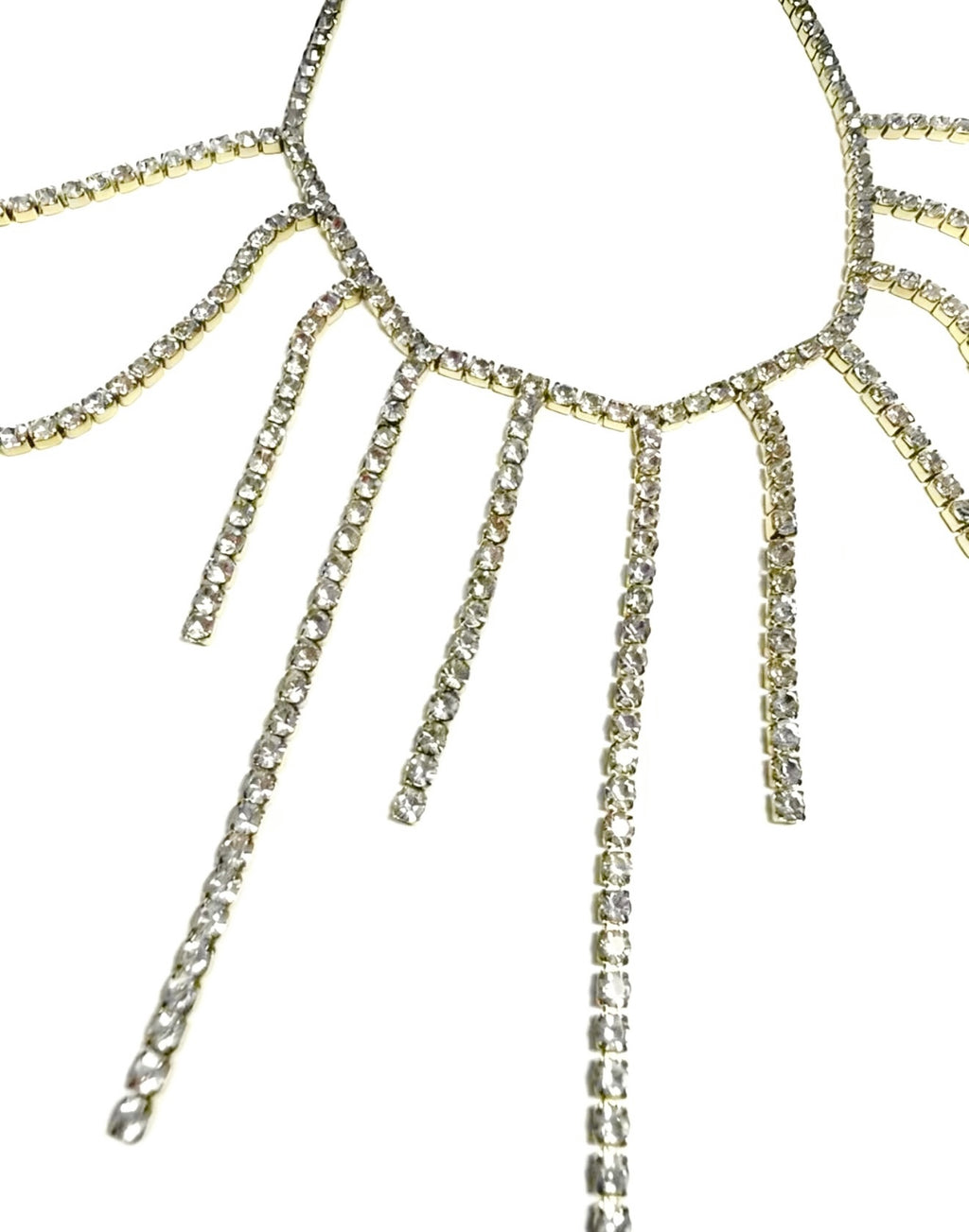 Crystal fall Necklace