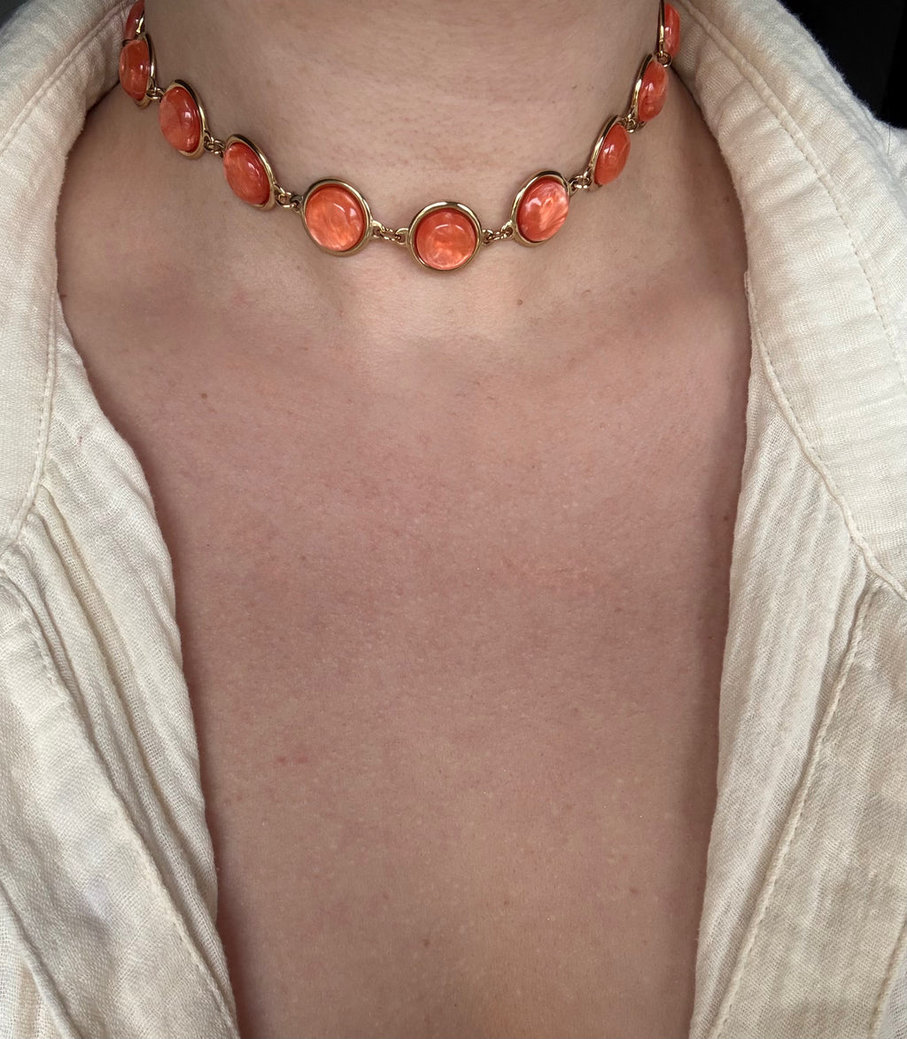 Orange Glow Choker