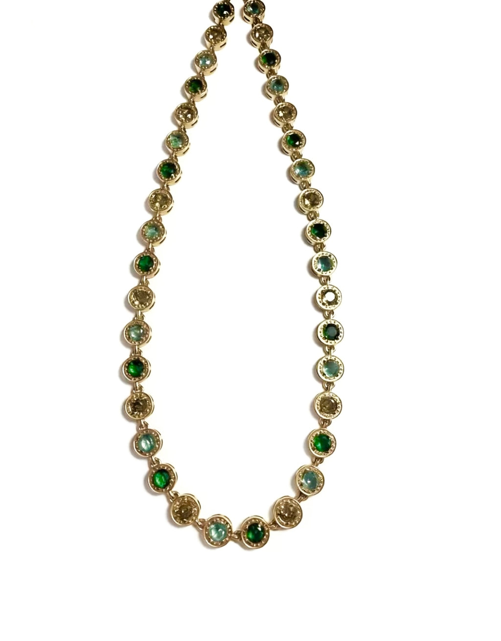 Emerald Circle Necklaces