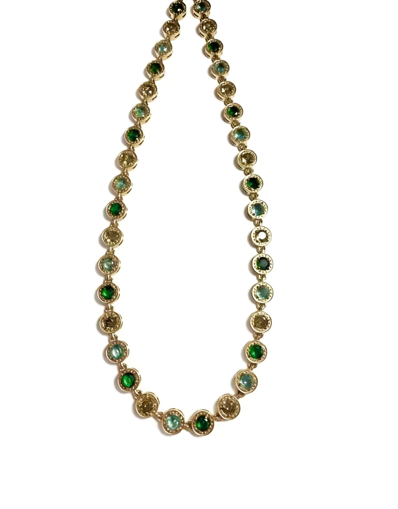Emerald Circle Necklaces