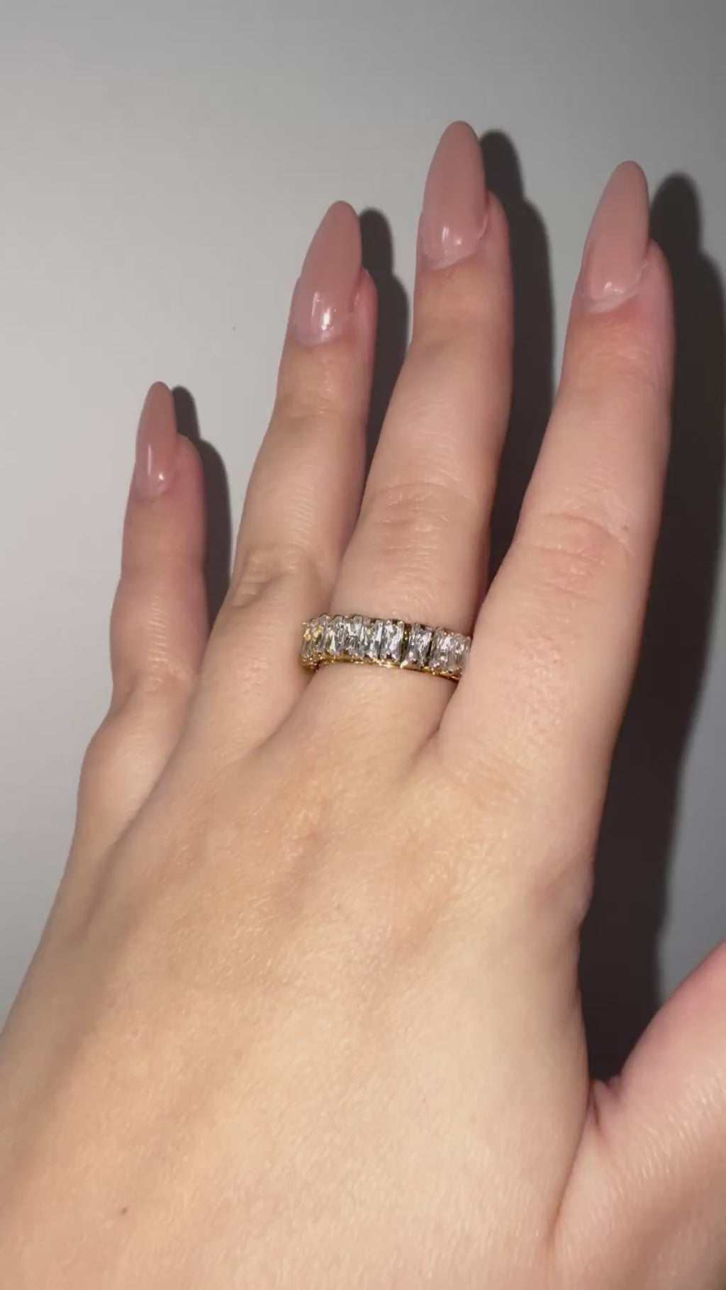 Golden Baguette Ring