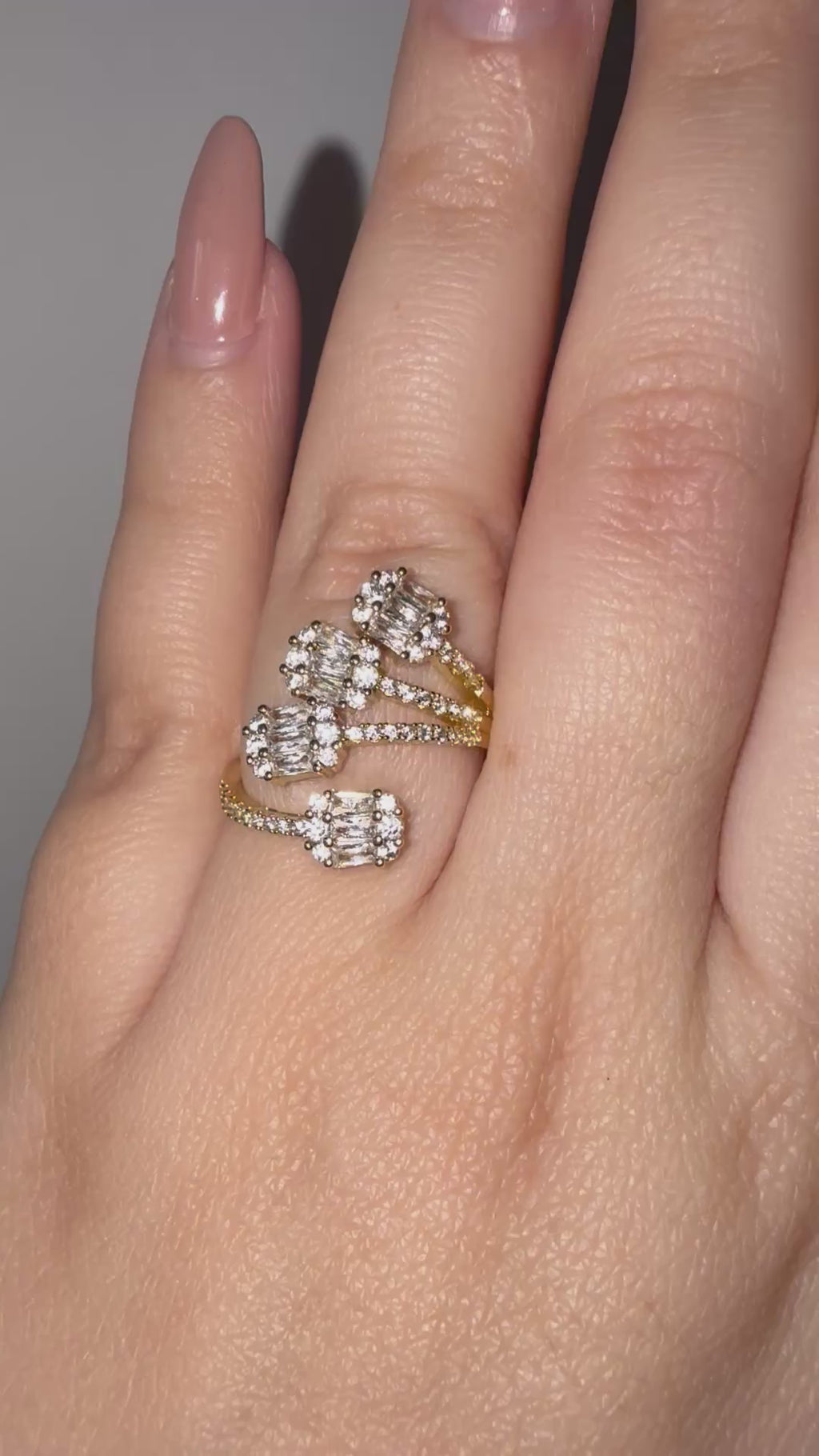 Triple shine Ring
