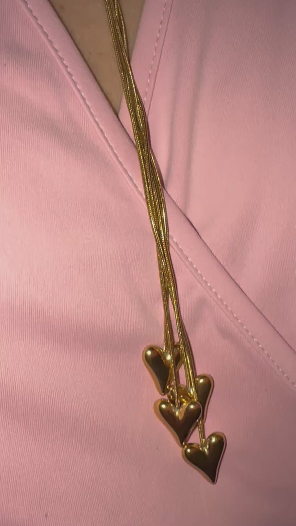 Golden Hearts Tie