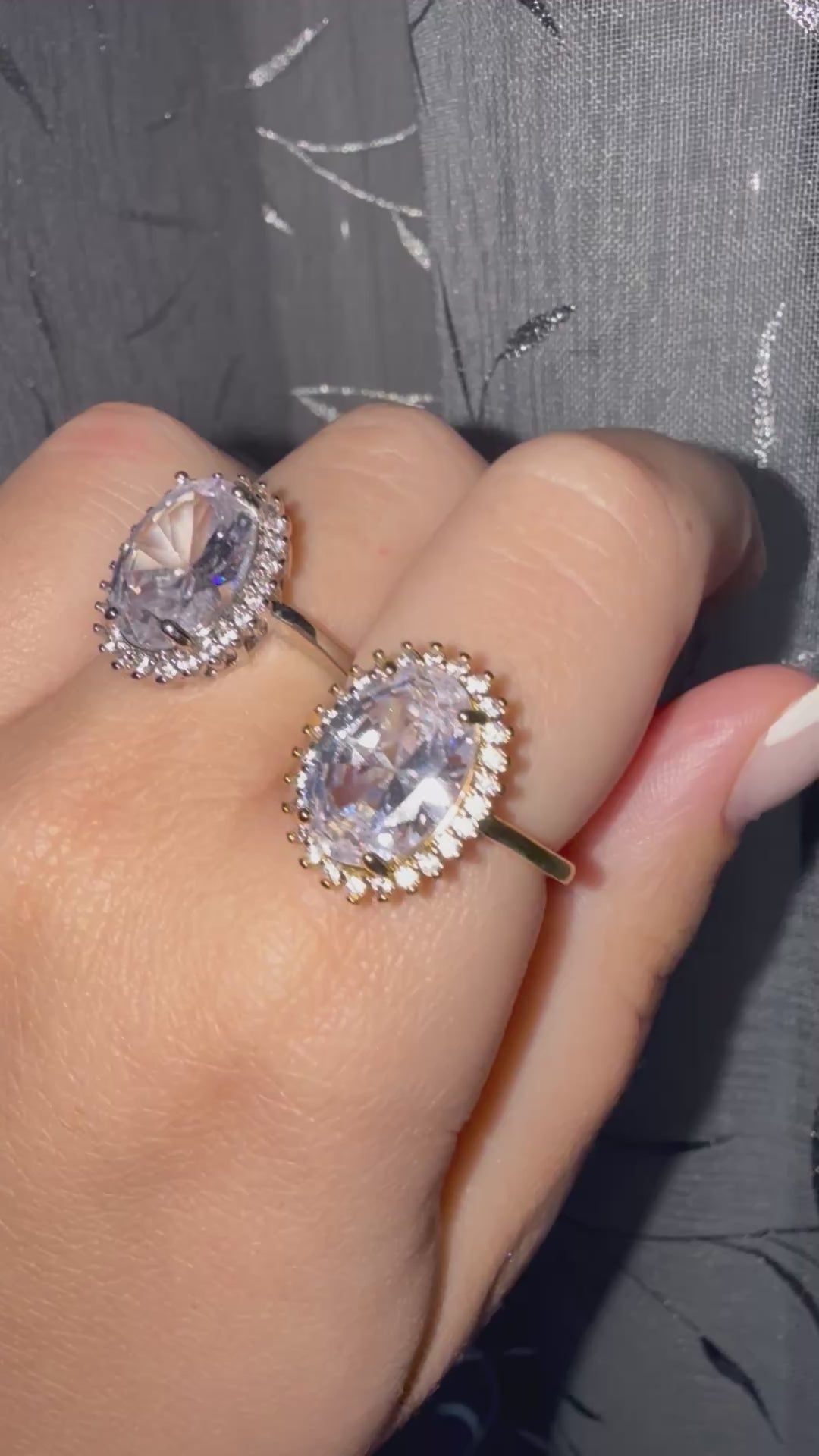 Oval Crown Ring
